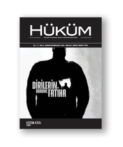 Hüküm Dergisi 122-123. Sayı (e-dergi)